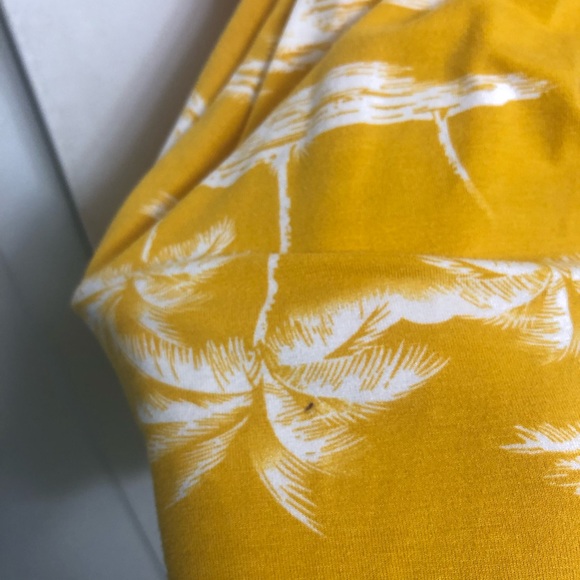 Old Navy, yellow palm tree dress - Picture 6 of 9